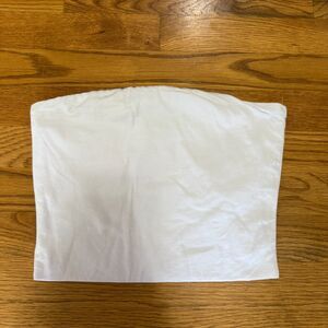 Active Basic White Tube Top Small‎